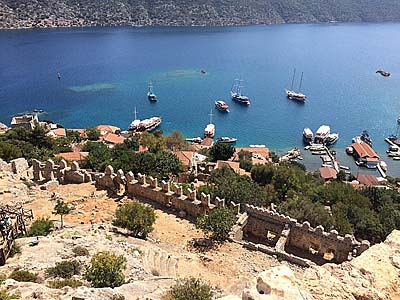 Nigel James Yacht Charter sunken city of Kekova Turkey