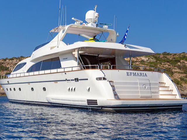 Crewed charter Motor yacht Efmaria in Greece