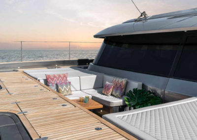 Foredeck of New Luxurious Electric, Eco-Conscious 60ft Catamaran