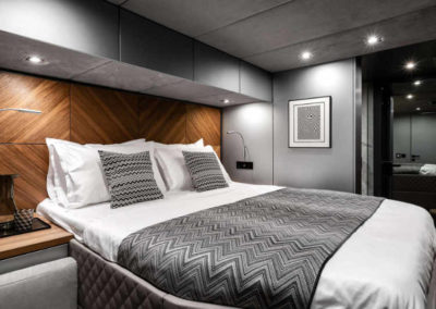 Master cabin of New Luxurious Electric, Eco-Conscious 60ft Catamaran