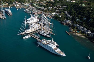 Nigel James Yacht Charter | Antigua Charter Yacht Show aerial