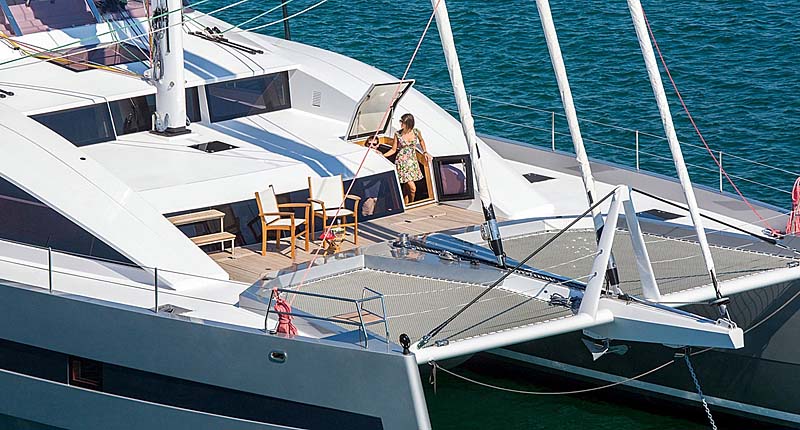 Nigel James Yacht Charter Crewed charter catamaran Wind Quest in the Caribbean