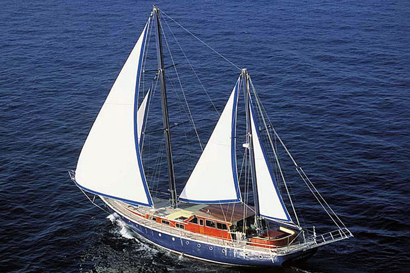 Nigel James Yacht Charter crewed caique/gulet Almyra