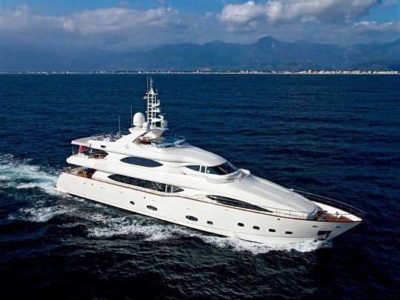 Nigel James Yacht Charter crewed motor yacht Ariela in the eastern Med