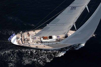 Nigel James Yacht Charter crewed charter Swan sailing yacht Callistó in Greece