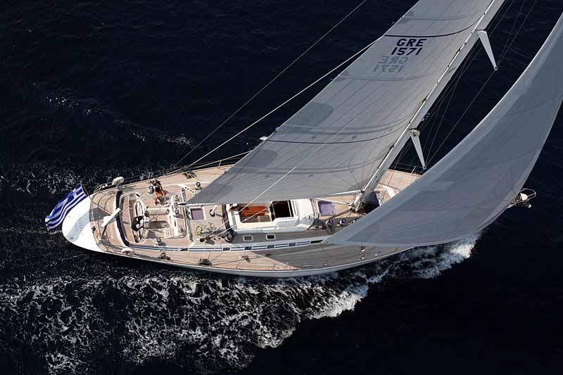 Nigel James Yacht Charter crewed charter Swan sailing yacht Callistó in Greece