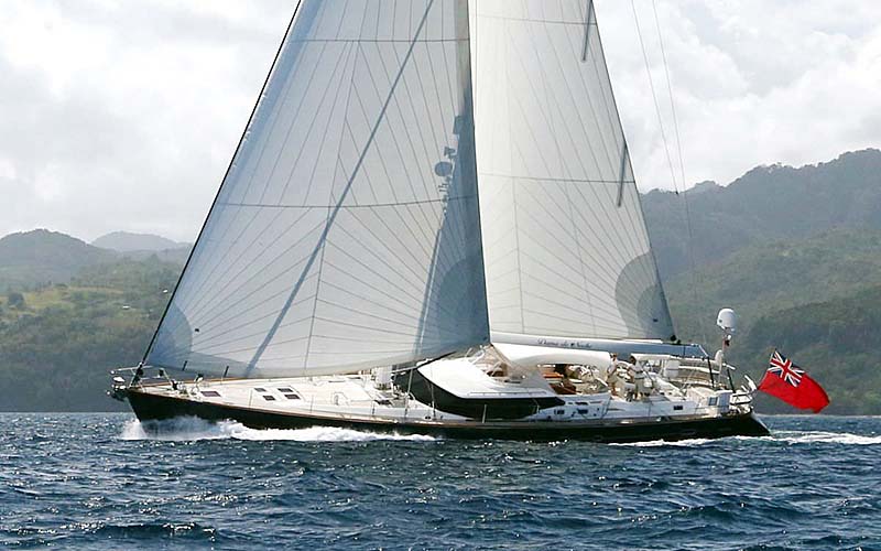 Nigel James Yacht Charter crewed charter sailing yacht Dama de Noche