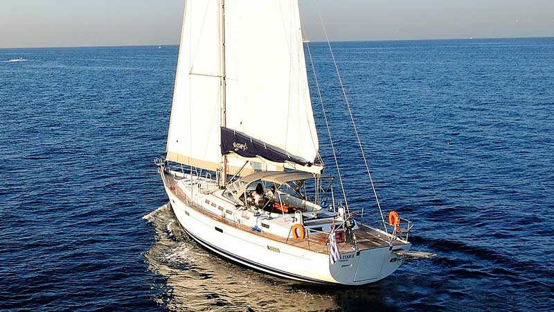 Nigel James Yacht Charter crewed sailing yacht Sea Star in Greece