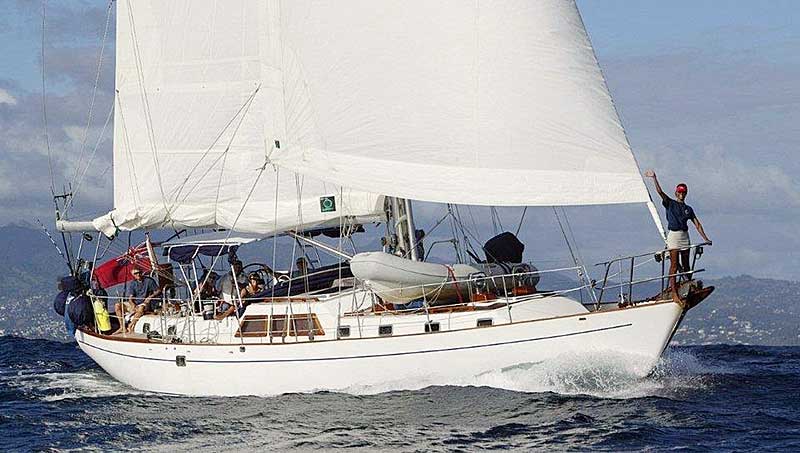 Nigel James Yacht Charter crewed sailing yacht The Dove in the Caribbean