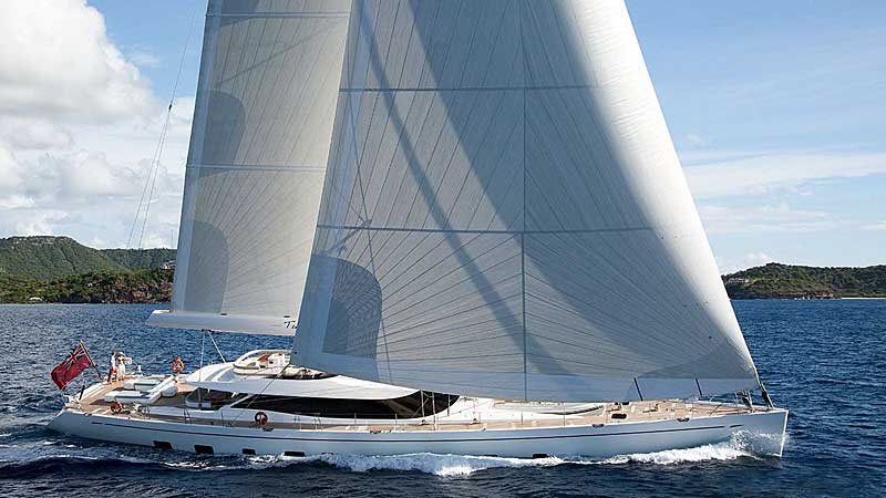 Nigel James Yacht Charter Crewed sailing yacht Twilight